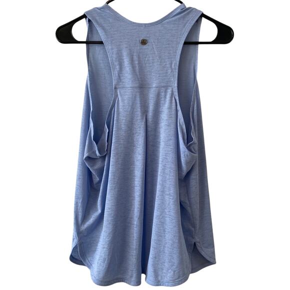 PRANA Sleeveless Activewear Tank Top Blue Size Large Racerback Lightweight - Picture 3 of 4